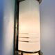 XL chrome design Bauhaus wall and glass lamp 1930s - Czechoslovakia
