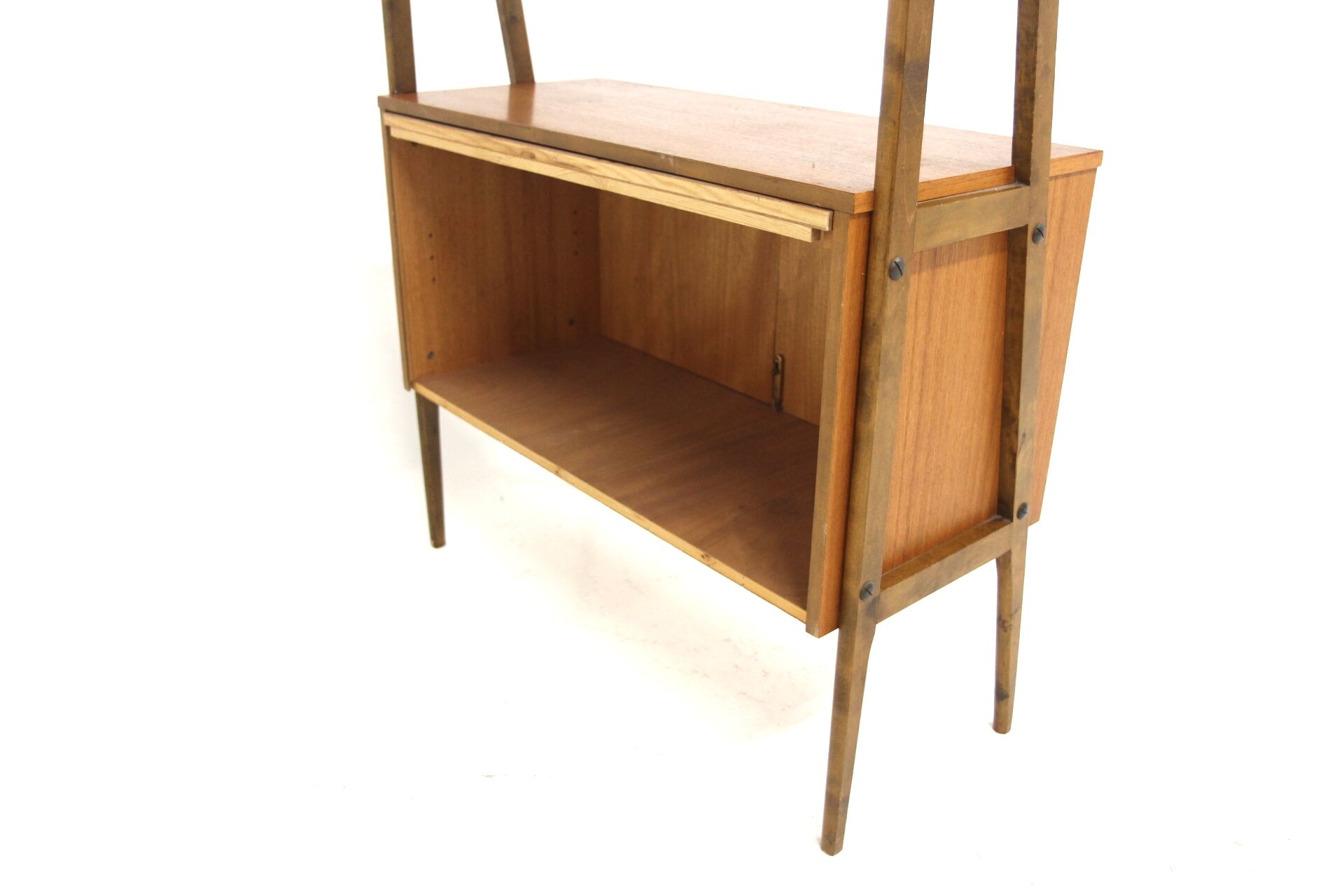 Bibliothèque scandinave en teck, Suède, 1960