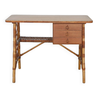 Rattan desk