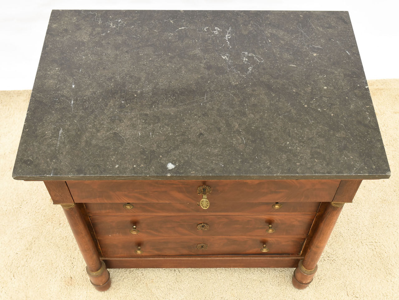 Empire style chest of drawers