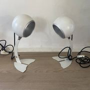 Lampe orientable eye ball, design italien années 70