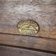 19th-Century Small Walnut Cabinet with the Motif of Sunflowers attributed to George Davis, 1890s