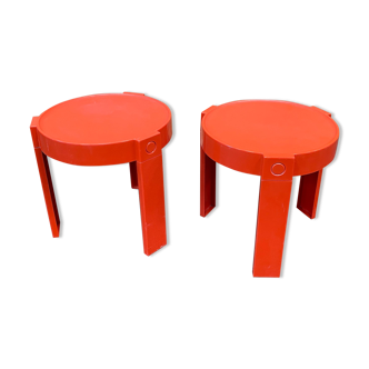 Paire de tables d'appoint