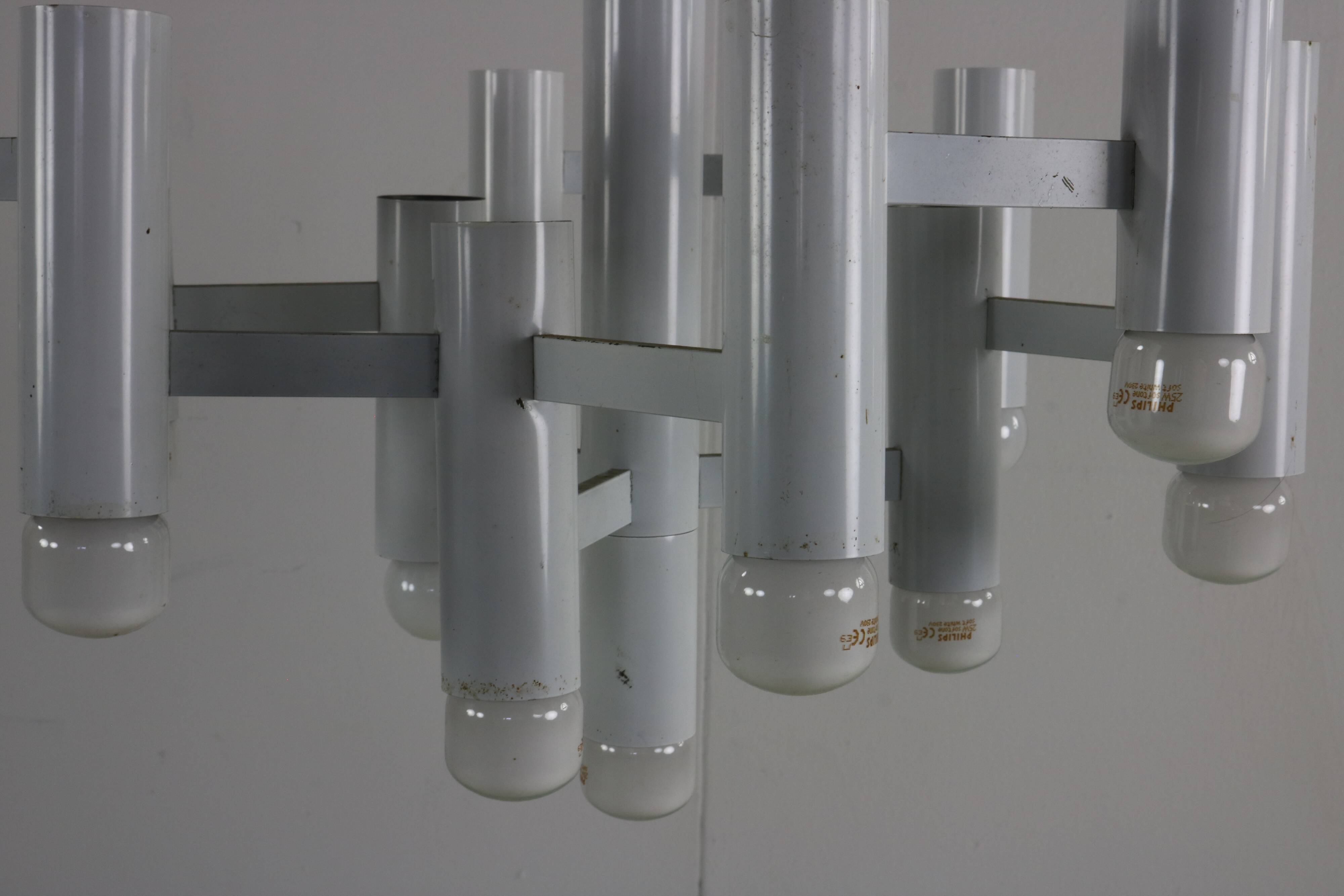 Midcentury design pendant lighting by Gaetano Sciolari