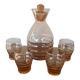 Ensemble carafe et 4 verres