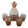 Ensemble carafe et 4 verres