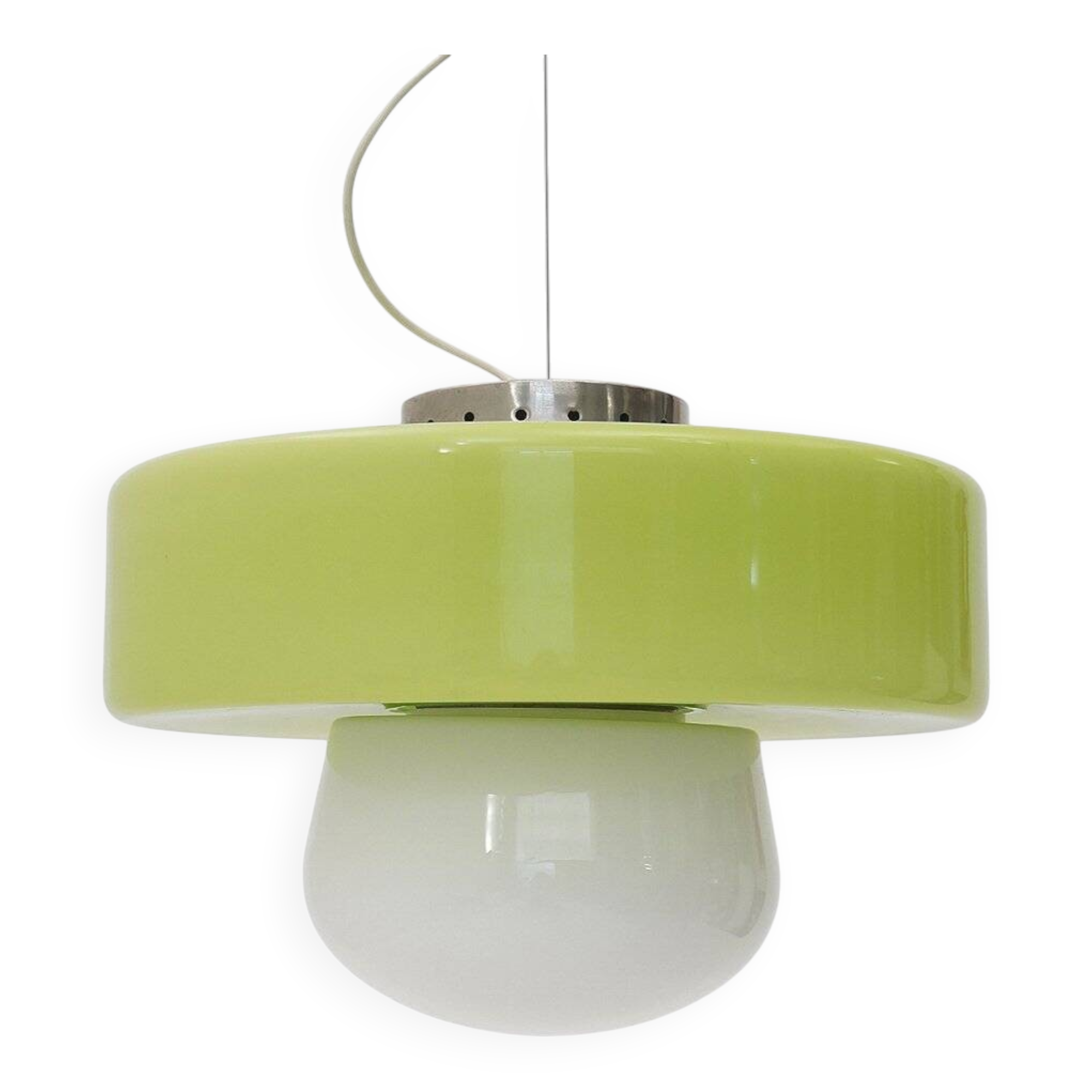 Lustre en verre vintage dans le style de Carlo Nason, années 1970