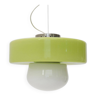 Vintage glass chandelier in the style of Carlo Nason, 1970s.