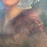 Oil on canvas early 19th signed