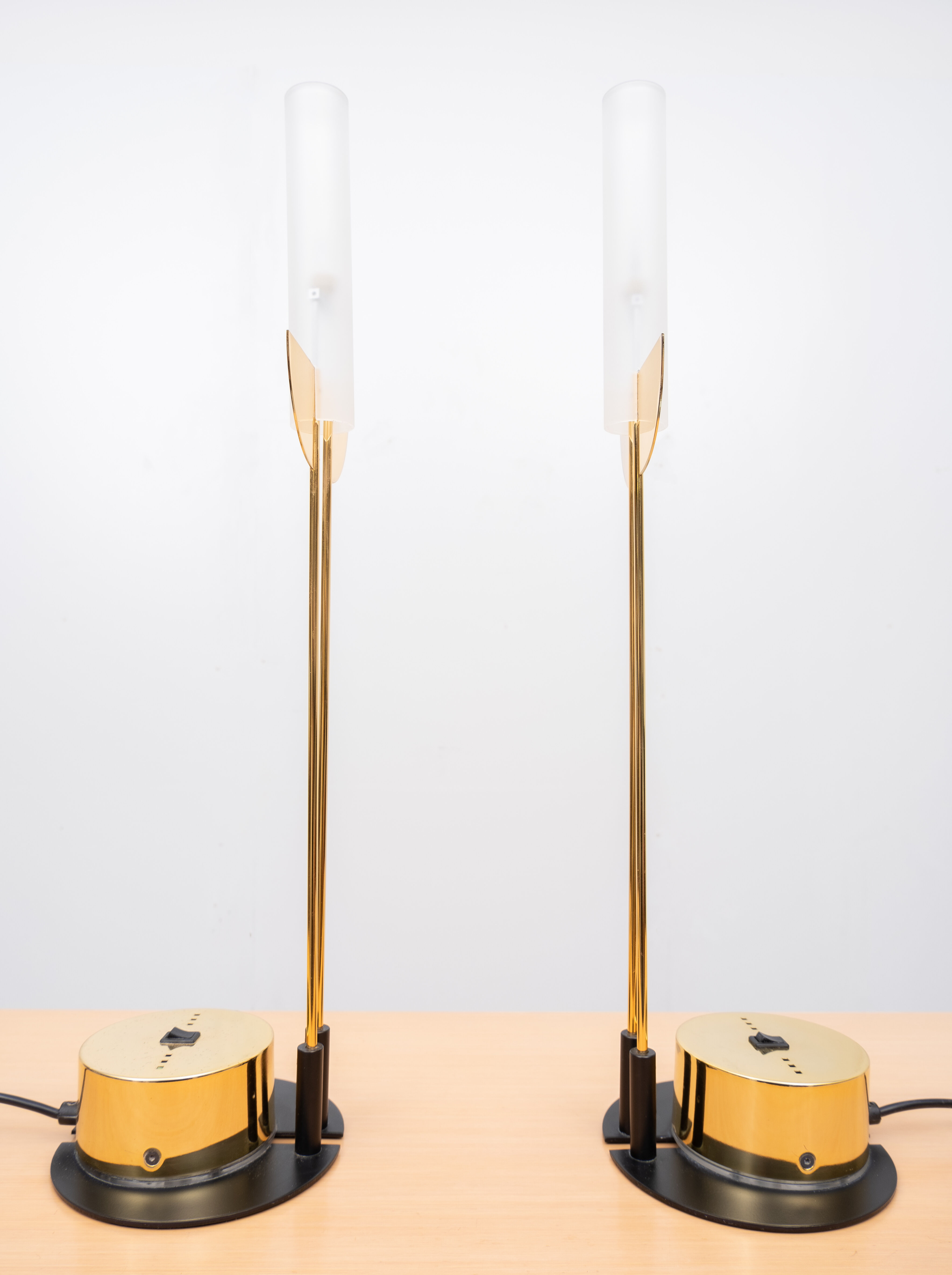 Postmodern table lamps italy 1980s