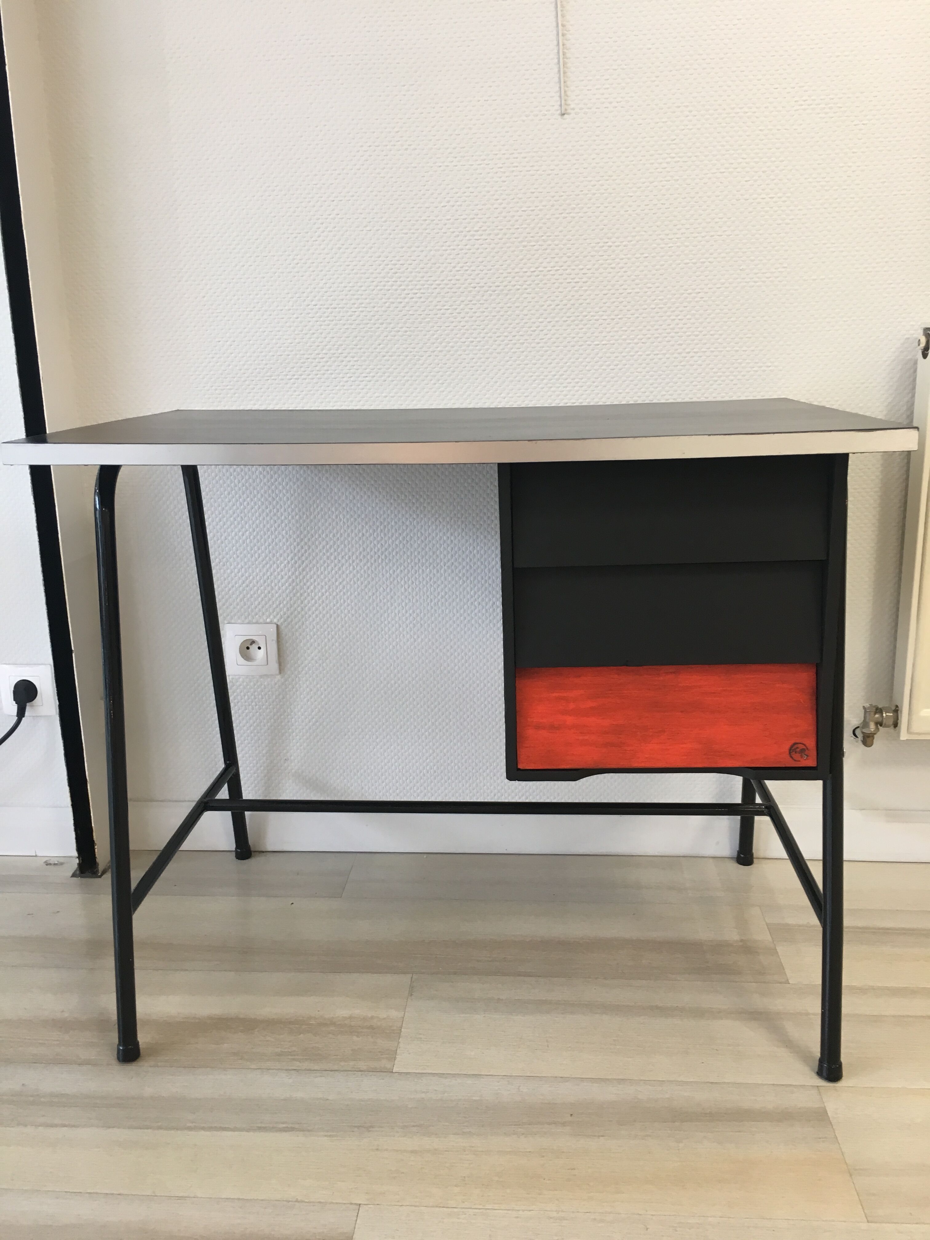 Vintage children's desk and chair