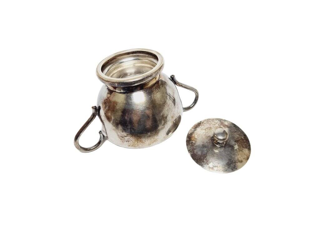 Art Deco sugar bowl from Hefra, Poland, 1970s