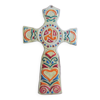 Quimper cross earthenware