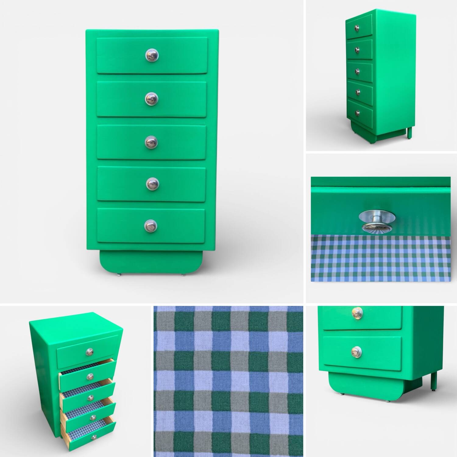 Chiffonnier art déco vert