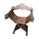 Curule or dagobert chair