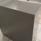 BAUCHE industrial furniture with 5 drawers and a door – vintage metal from the 1950s