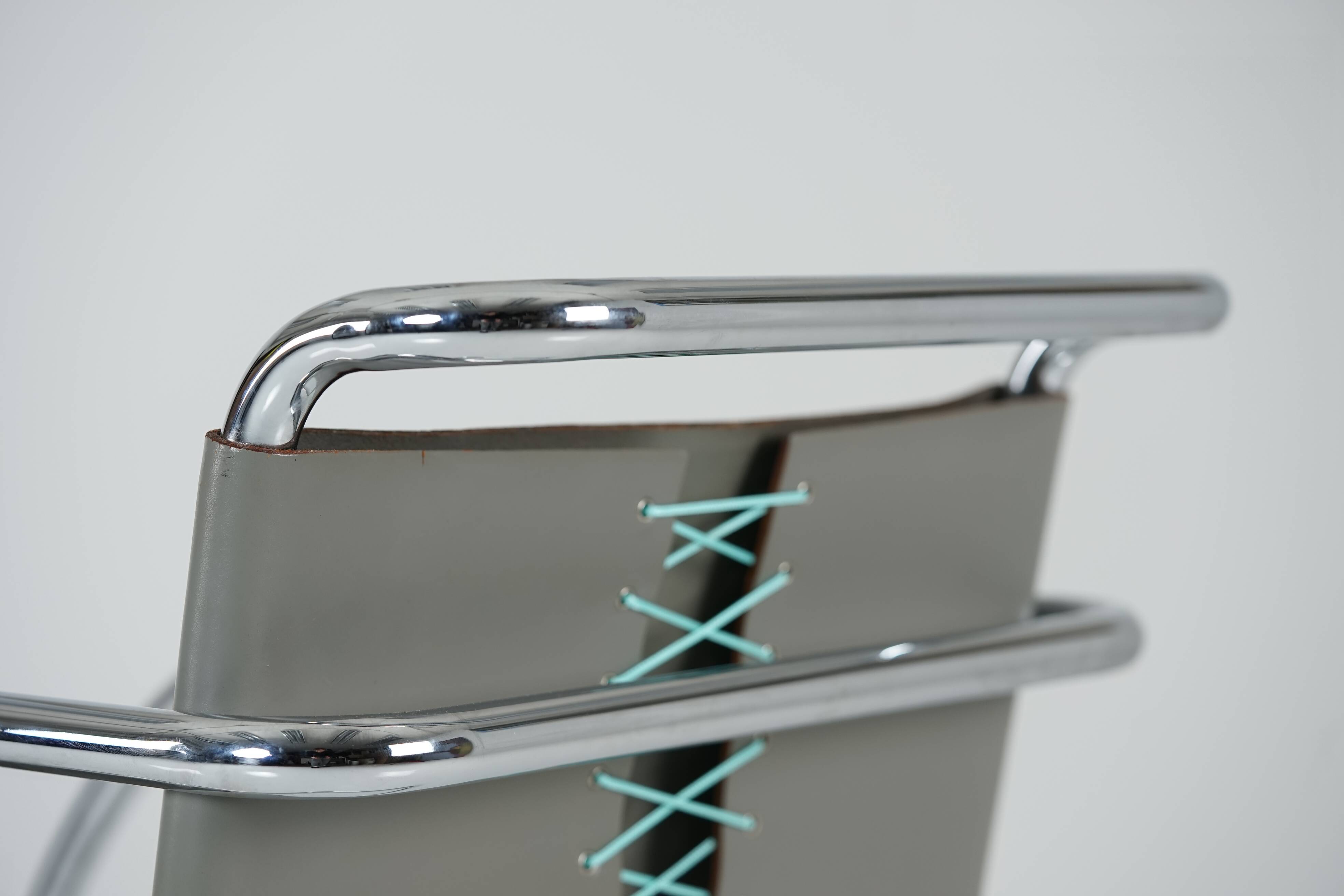 MR20 Tubular Steel Chair by Ludwig Mies van der Rohe for Knoll