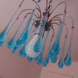 Chandelier Murano drops of water Paolo Venini