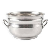 Silver-plated metal cup with diamond stamp "SIS" - 20th century