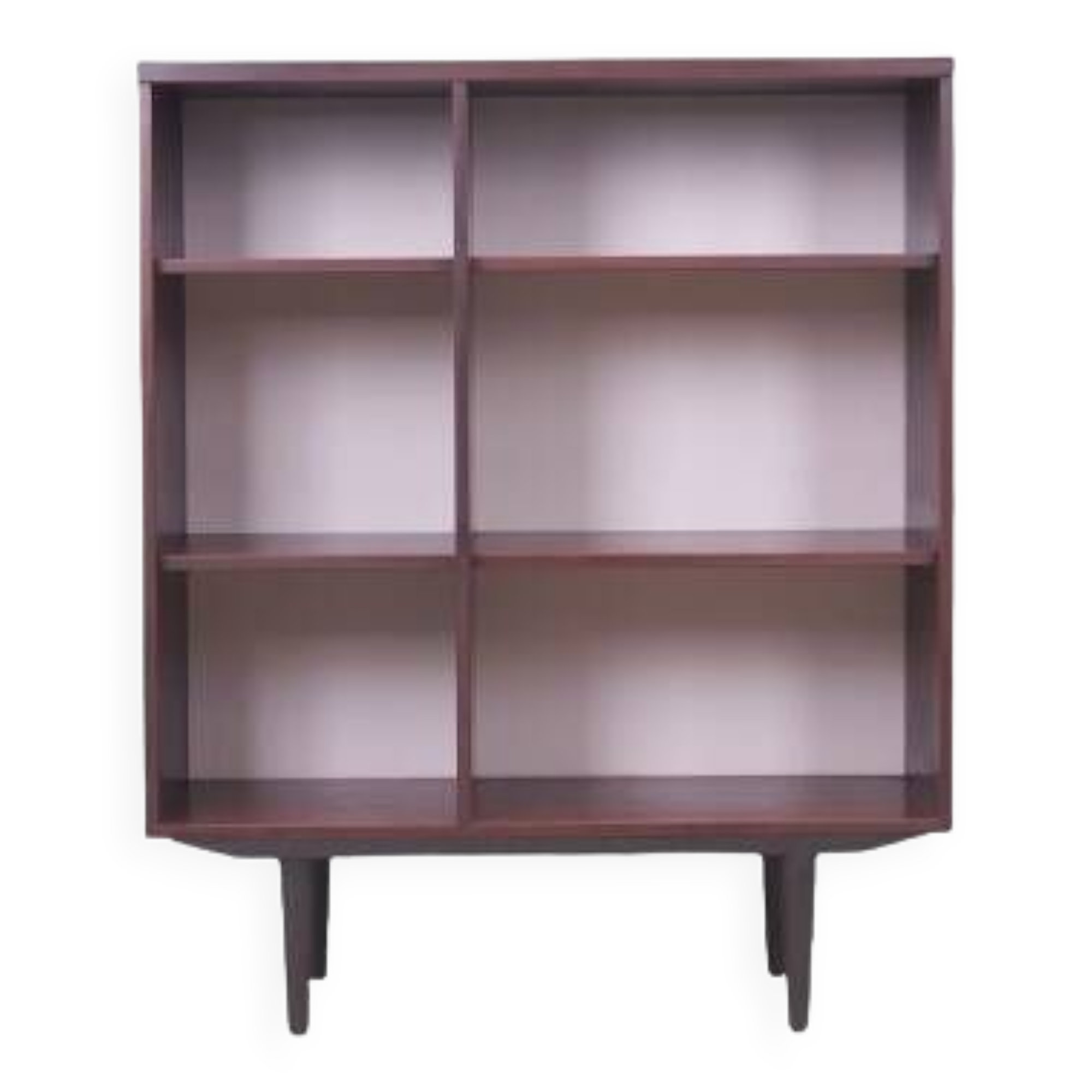 Mahogany bookcase, Swedish design, 1960s, production: Ulferts