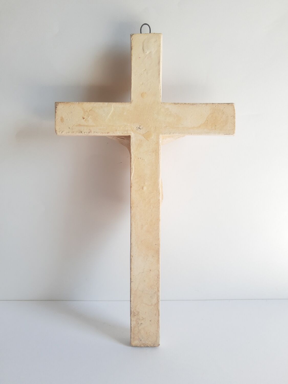 Vintage Christ plaster crucifix