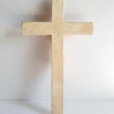 Vintage Christ plaster crucifix