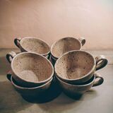 Stoneware mugs
