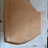 Peinture à l'huile sur panneau paysage campagne prairie fleurie signée