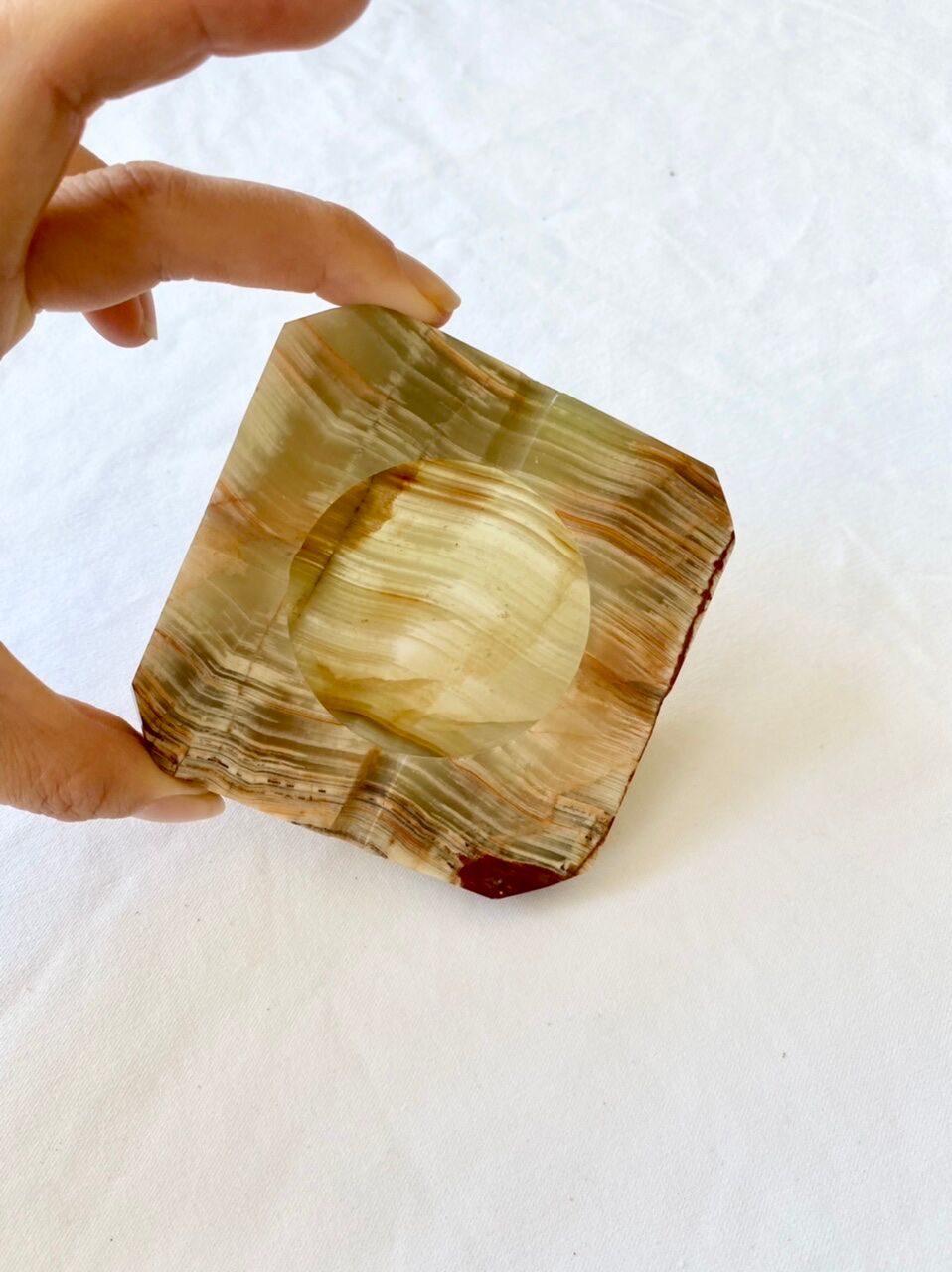 Vintage onyx ashtray