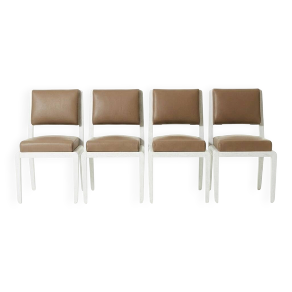 Lot de 4 chaises ''Kittal'' estampillées Van Rossum - Design Xavier Dohr, Pays-Bas