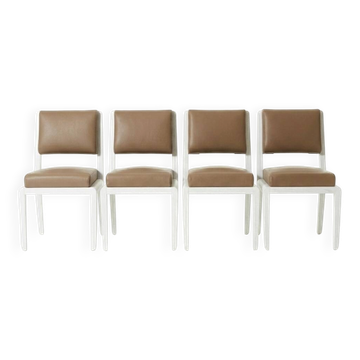 Set of 4 "Kittal" chairs stamped Van Rossum - Design by Xavier Dohr, Netherlands