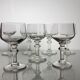 Set of 6 glasses balloons with Venetian ribs