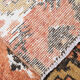 Geometric pattern turkish runner rug 350x85cm