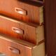 Danish vintage teak secretary | Restored Scandinavian desk