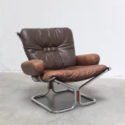 Pair of lounge chairs by Harald Relling for Westnofa, 1970s