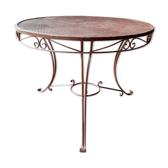 Wrought iron table