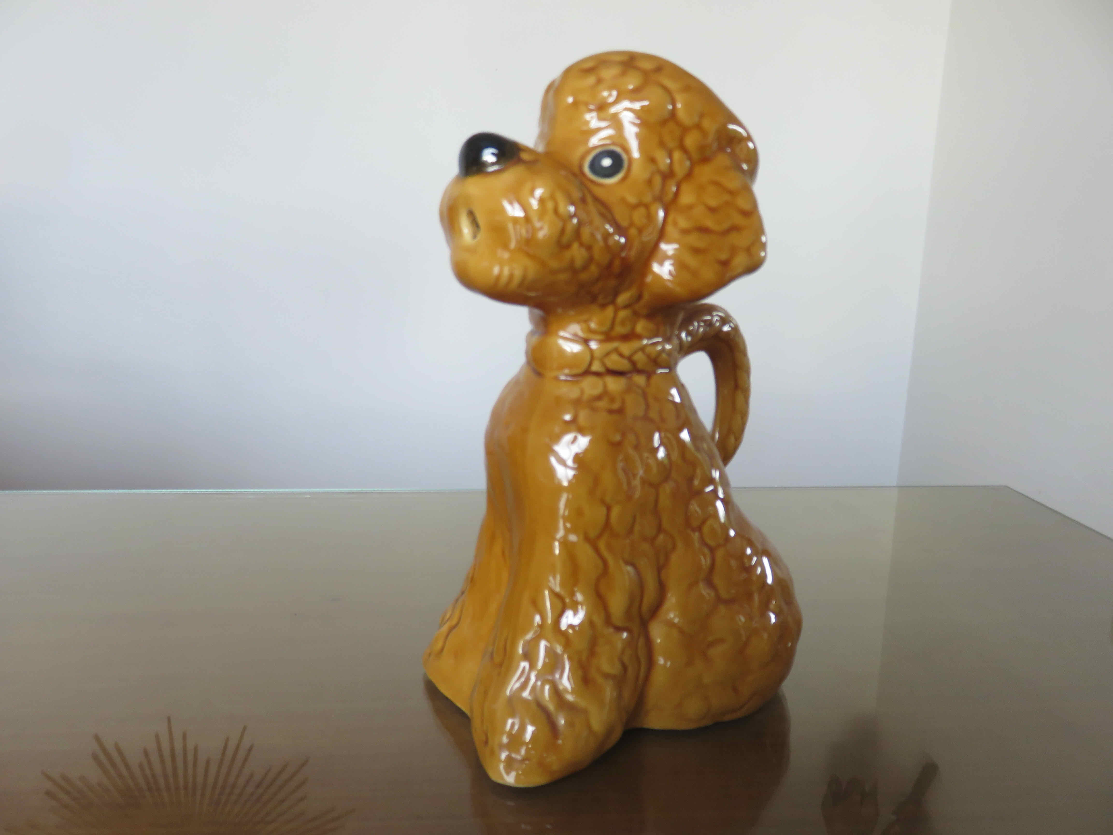 Pitcher "POODLE" ceramic 50s 60s