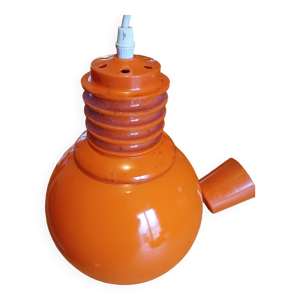 suspension Vintage Opaline - orange