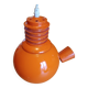 Vintage Opaline Orange and White Pendant Lamp
