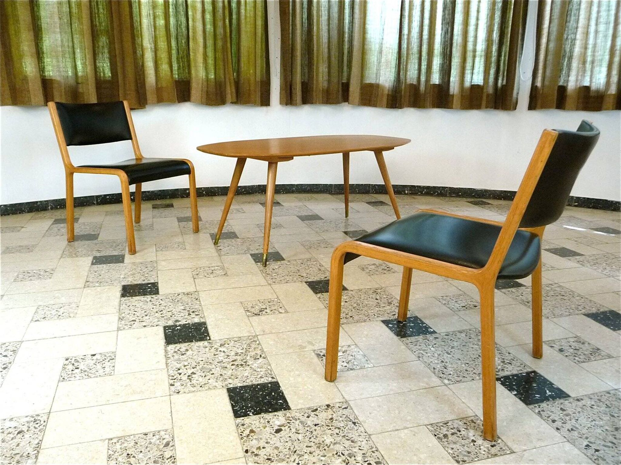 Set of 2 Bentwood Side Chairs by Wilhelm Ritz for Wilkhahn, Germany 1960s
