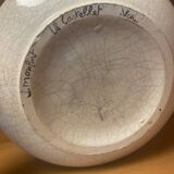 Vase raku signé