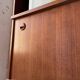 Modernist teak secretary desk, 1950s