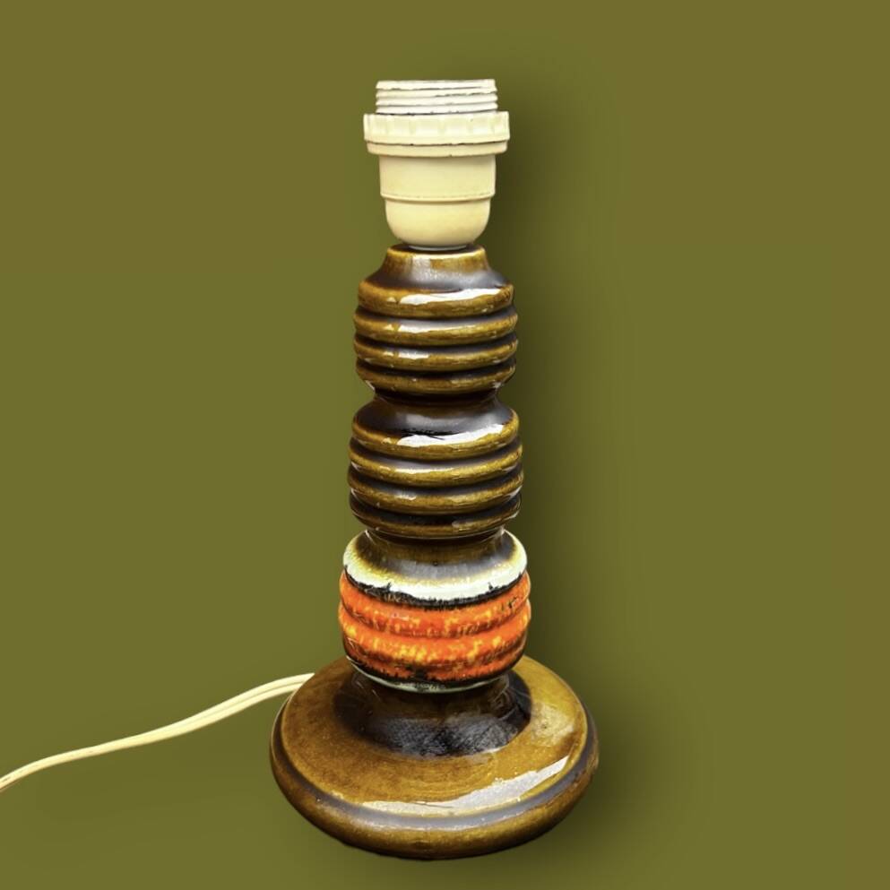 Lamp base West Germany in Fat Lava ceramic – model 576-20