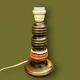Lamp base West Germany in Fat Lava ceramic – model 576-20