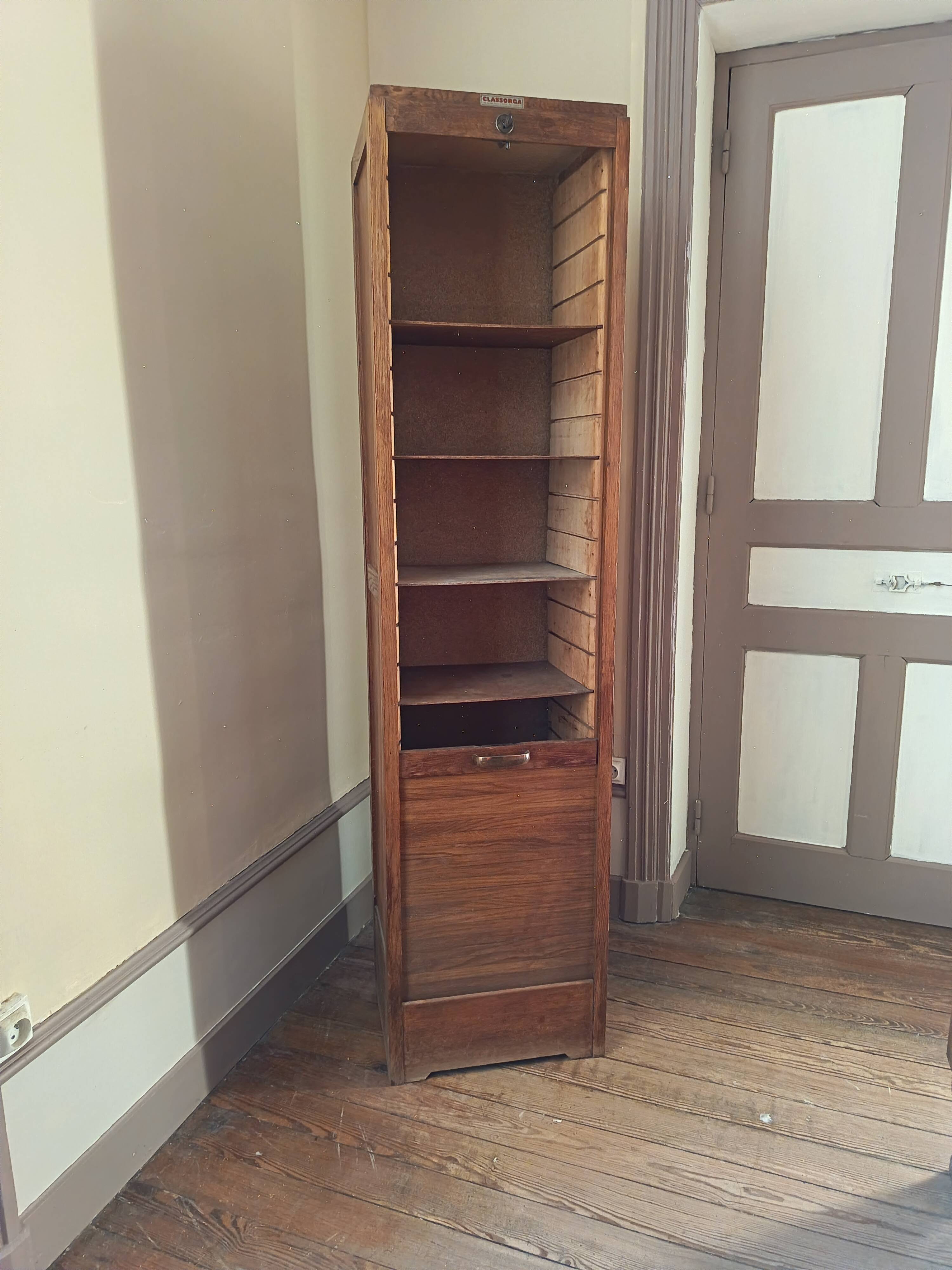 Large curtain cabinet "Classorga" early 20th century
