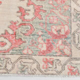 4x7 anatolian handmade vintage rug 215x138cm