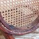Children's chair in curved round wood old year