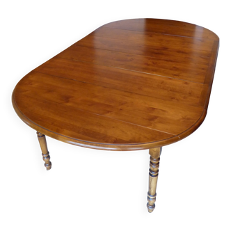 Table ovale en orme