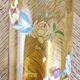 Art Nouveau enamelled glass with floral decoration - tumbler
