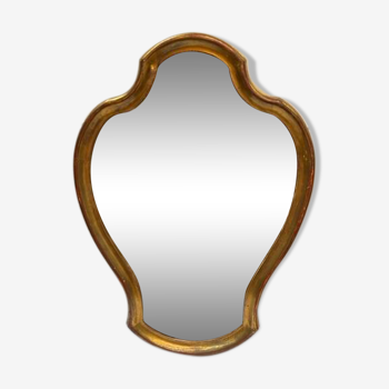 Miroir bois doré style louis XVI 71 x 50
